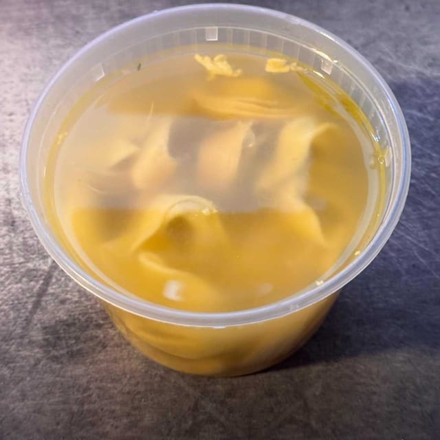 Tortellini En Brodo Soup.