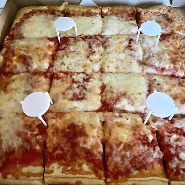 Sicilian (Square) Pizza.