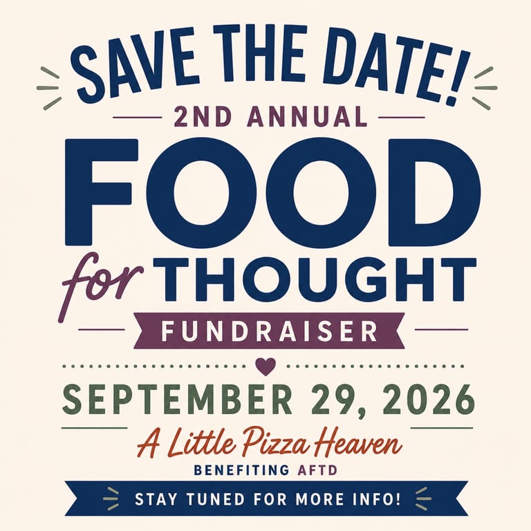 🍕 2nd Annual Food for Thought Fundraiser